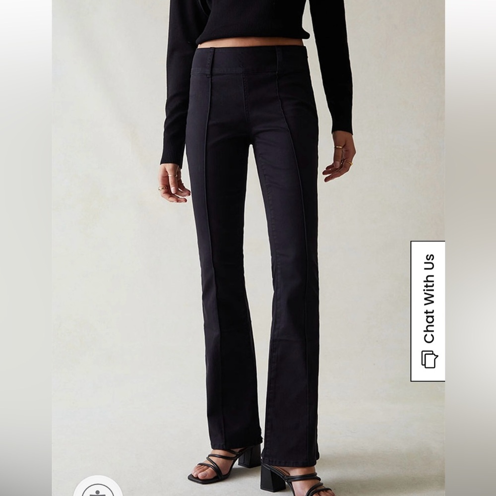 Pacsun low rise flare black pants
